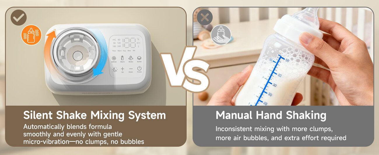 Engineered for quiet, hands-free night feeds — feature